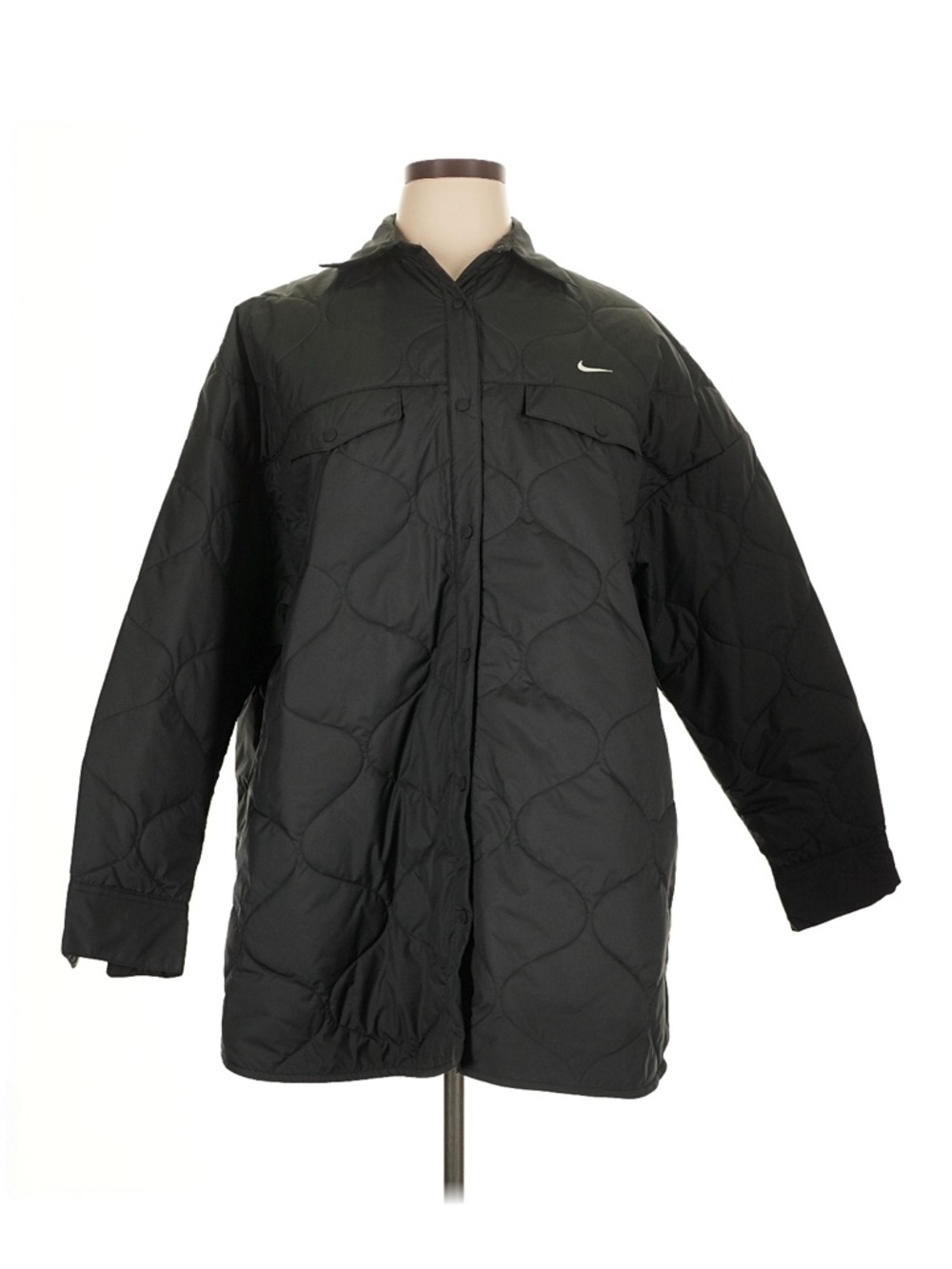 Nike Black Quilted Jacket XL 
Women’s